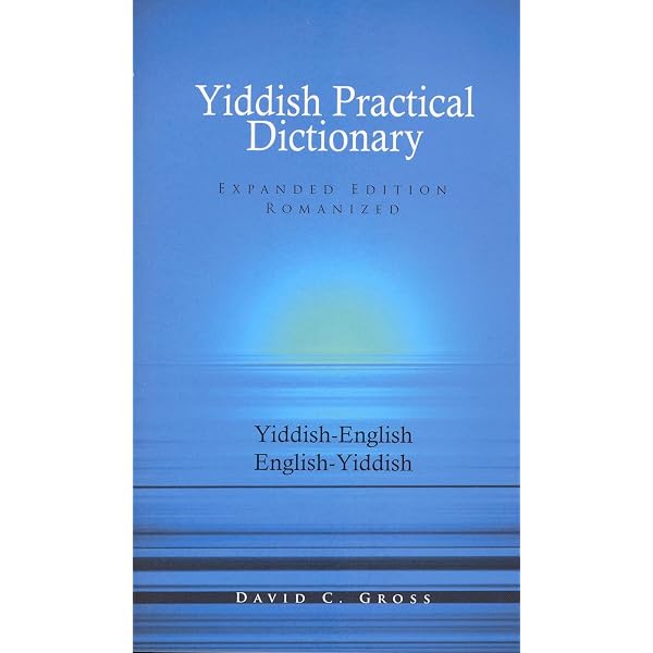 Amazon.com: Comprehensive Yiddish-English Dictionary